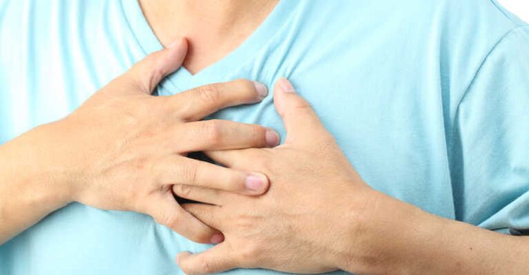 Η θωρακική οστεοχόνδρωση εκδηλώνεται συχνά ως πόνος στην περιοχή της καρδιάς
