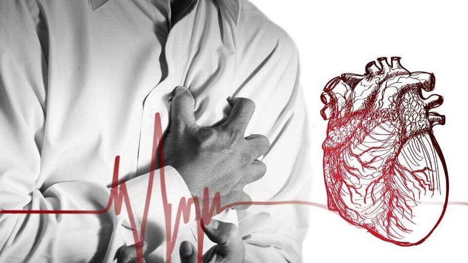 Λόγω διαταραγμένου καρδιακού ρυθμού στην θωρακική οστεοχόνδρωση, μπορεί να αναπτυχθεί εξωσυστολία
